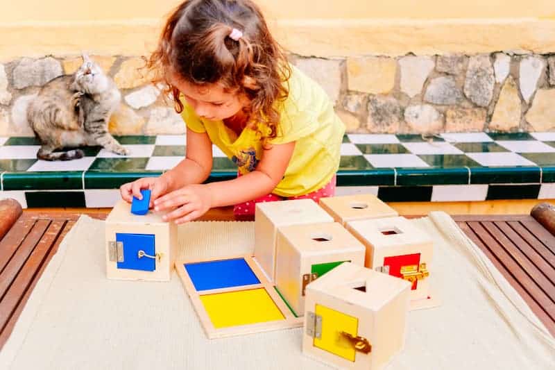 boite à forme montessori