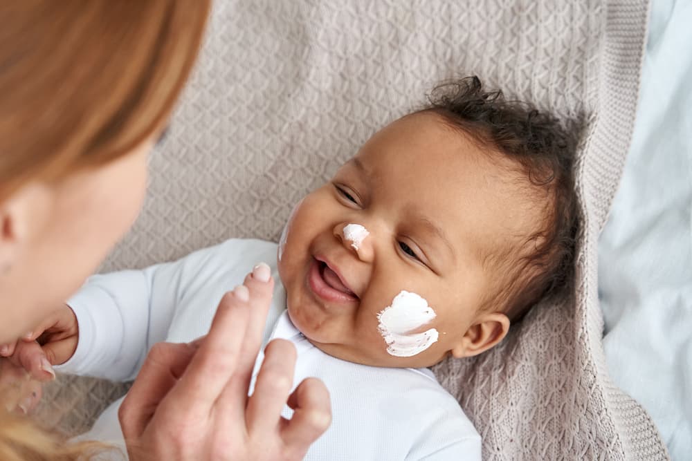 creme pour bebe peau noire