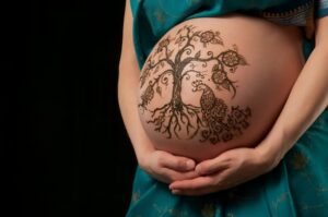 Tatouage ephemere grossesse